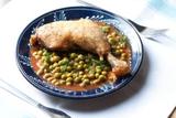 Chicken with peas