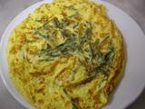 Omelette with wild greens
