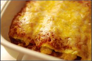 Baked chicken with cheese