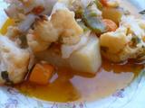 Cod with cauliflower