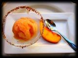 Peach Sangria Sorbet