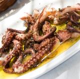 Boiled octopus in vinegar